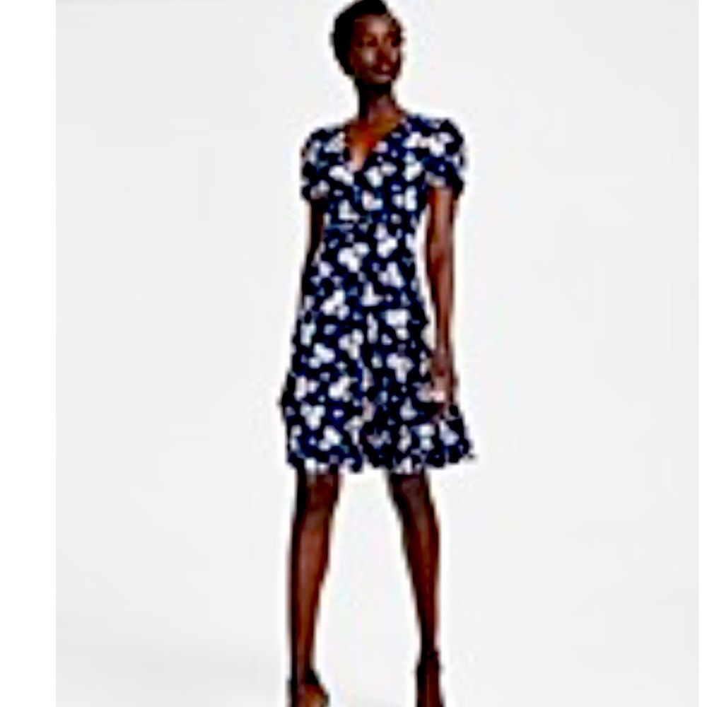 Tommy Hilfiger Floral Faux -Wrap dress!!